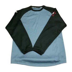 Adidas Shirts Men's M Black And Gray Lightweight Long Sleeve